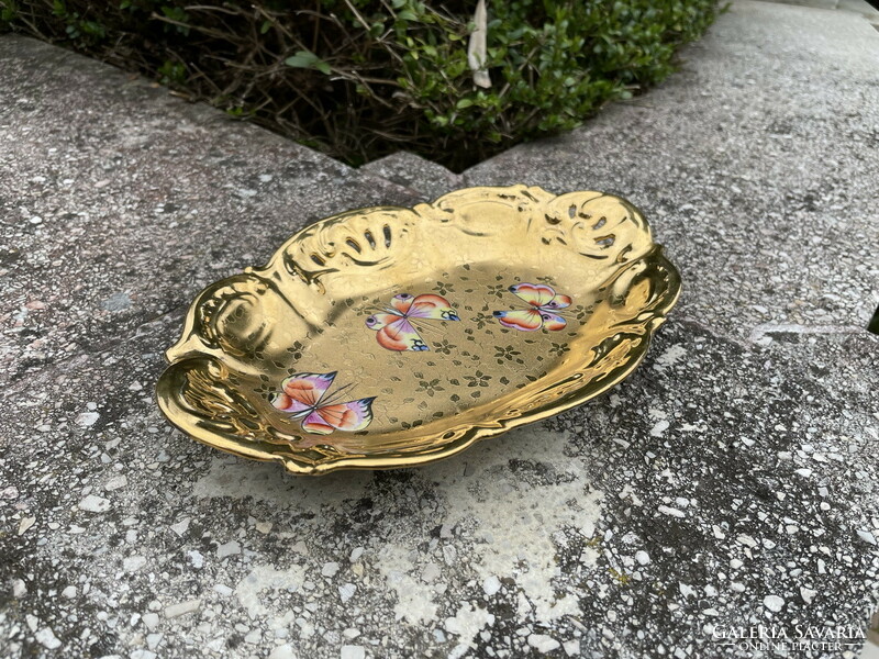 Old, rare, wonderful, gilded decorative bowl