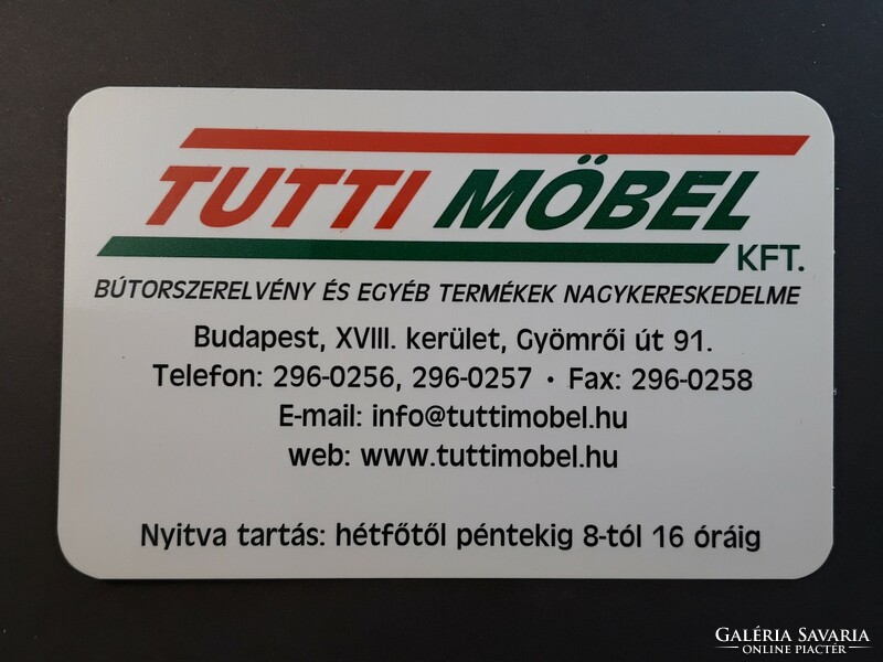 Old card calendar 2003 - with tuti möbel inscription - retro calendar
