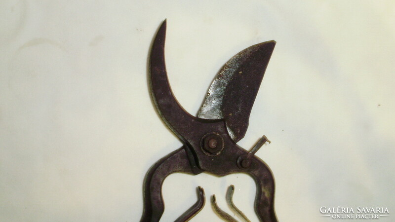 Antique pruning shears marked 