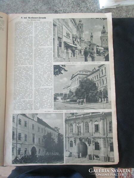 1940 ERDÉLYI BEVONULÁS ALKALMÁBÓL KIADOTT címlapon vitéz Nagybányai Horthy Miklós KÉPES VASÁRNAP ÚJS