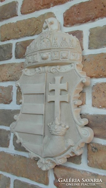 Kossuth coat of arms with crown made of artificial marble !!!