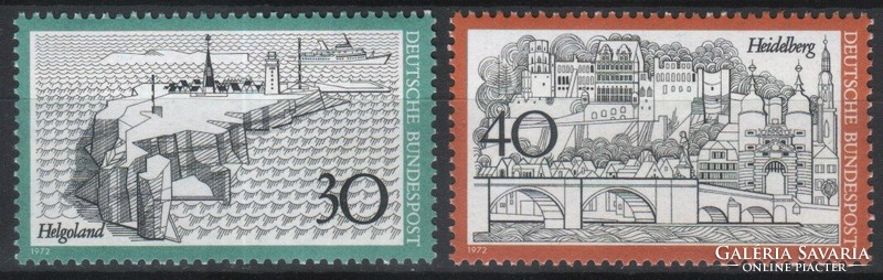 Postatiszta Bundes 1275 Mi 746-747         1,30 Euró