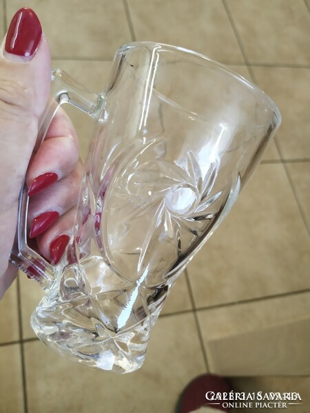 3 glasses with crystal ears for sale! Cappuccino and latte glasses 3 pieces