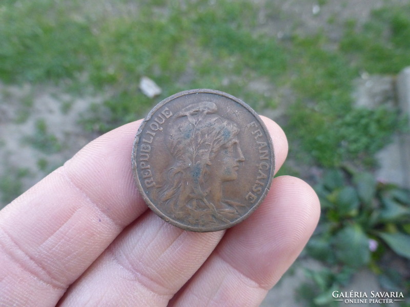Francia 10 centes 1915-ből