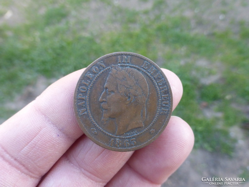 III. Napóleon 10 centes1863