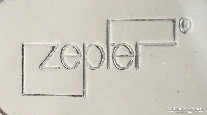 1M405 Zepter acél quartz falióra 29 cm