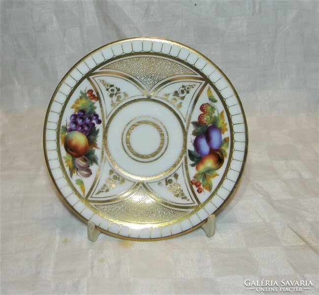Antique xix. Sz. Teacup with bottom in Prague porcelain