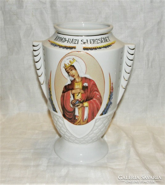 Árpád-Házi Szt. Erzsébet - Kőporc váza - 23 cm