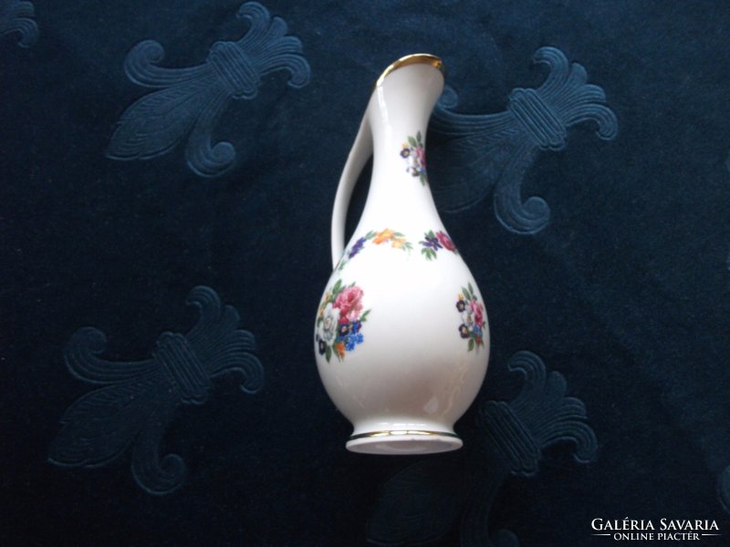 1950 Art deco hand painted royal kpm flower garland jug vase