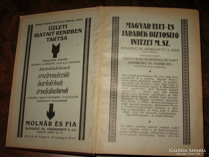 Hungarian financial compass 1927-1929 Volume iii: law
