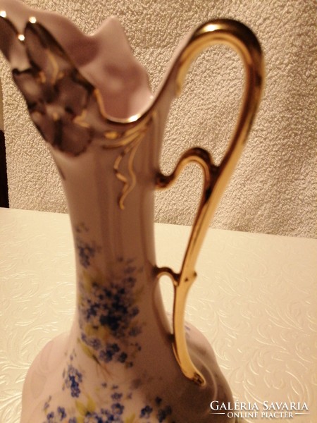 Marked, numbered Czeslovak, porcelain jug, decanter, vase, pourer.