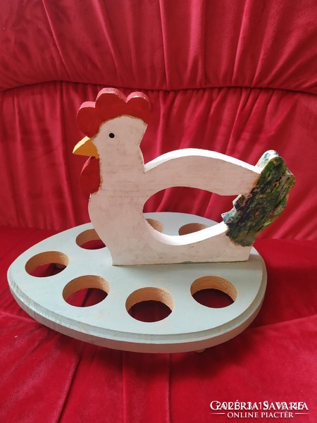 Easter table decoration with egg holder for sale! Wooden table decoration for sale!