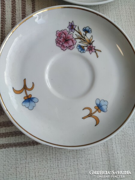 Hollóházi porcelain coffee set small plate for sale for 6 replacements!