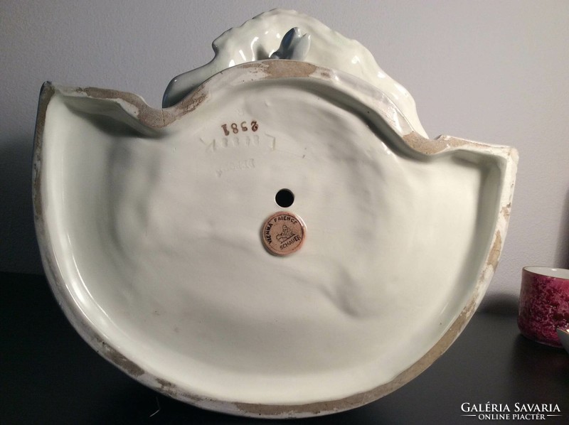 Vienna faience Schauer,antik porcelán