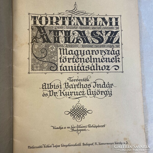 Történelmi Atlasz- Magyarország Történelmének tanításához