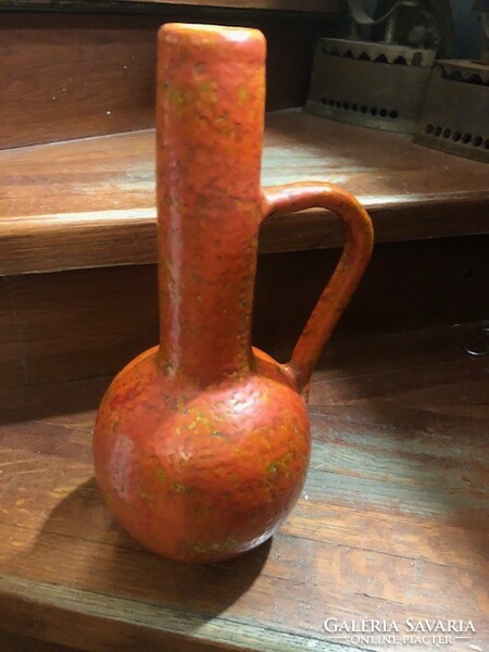 Pesthidegkuti kerámia váza, 30 cm-es magasságú, hibátlan.
