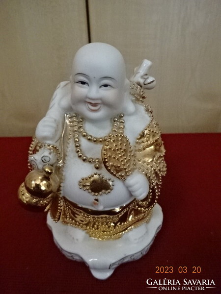 German porcelain, rich Buddha, richly gilded. Jokai.