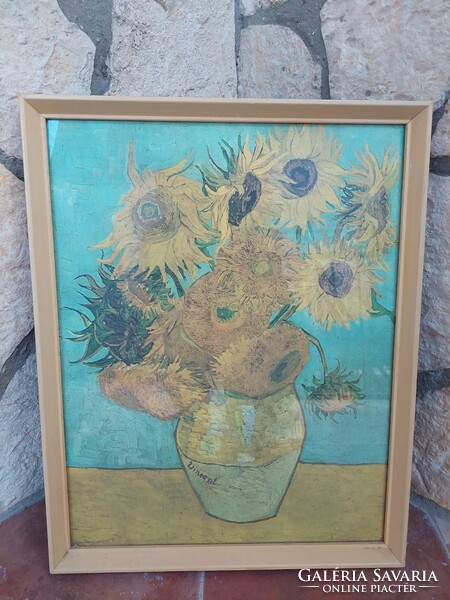 Van Gogh - Napraforgók repró