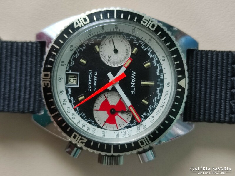 Avante vintage cronograph Valjoux 7734 karóra