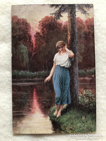 Antik, régi képeslap                                  -5.