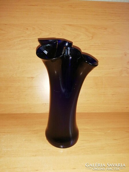 Murano glass vase with ruffled edges 22 cm (1/d)