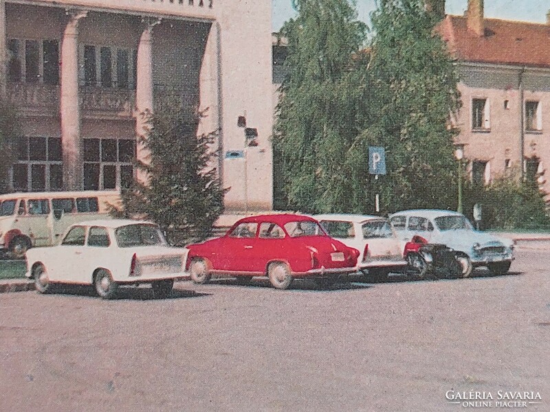 Retro képeslap fotó levelezőlap Dunaújváros Bartók Béla Kultúrház