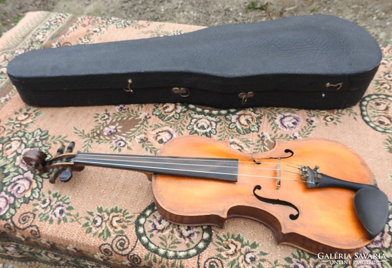 Sándor Babós violin with case and strings - master violin