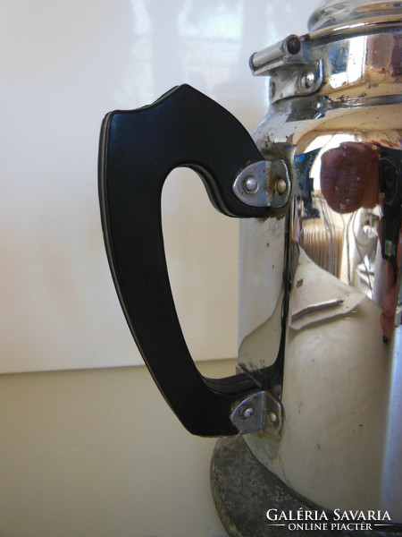 Teapot - gerko - metal - base - glass top - vinyl handle - 24 x 24 cm - 1.25 liters - perfect
