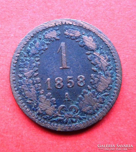 1 krajcár 1858 A.