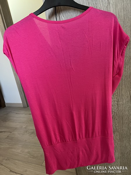 Elegant sleeveless rayon top pink2