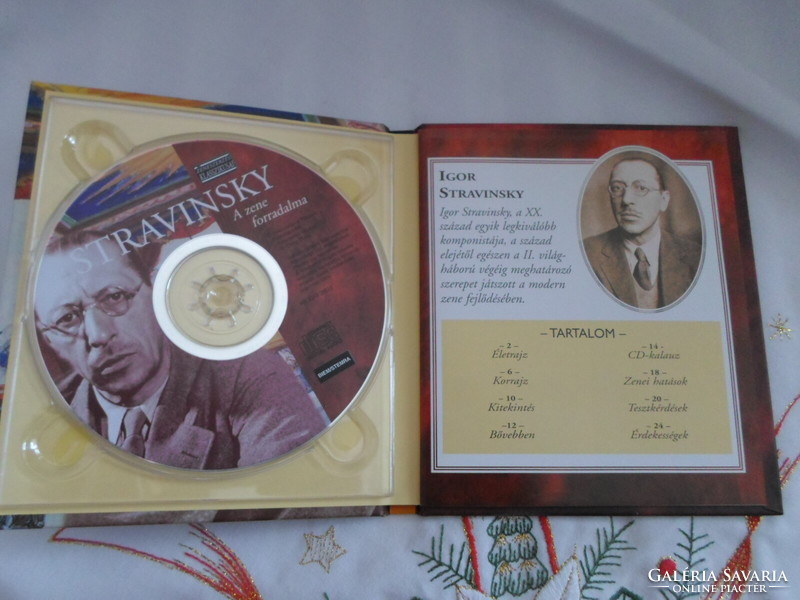 A zeneszerzés klasszikusai: Igor Stravinsky – A zene forradalma (Mester Kiadó, CD + könyv, 2007)