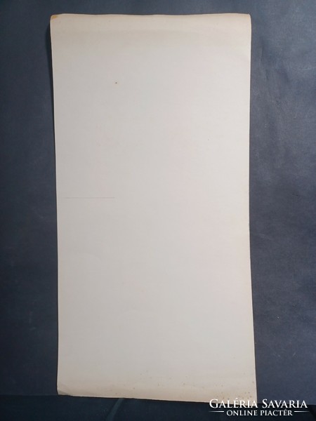 Varga Hajdú István absztrakt tollrajz (43x22 cm)