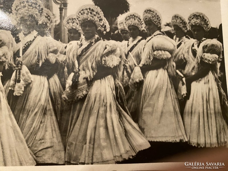 Mezőkövesdi Mária lányok 5.  Barasits fotó  kb. 1930- 40 közötti