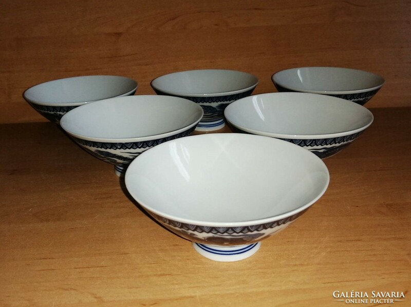 Kínai porcelán tálkák tányér tál 6 db egyben (2p)