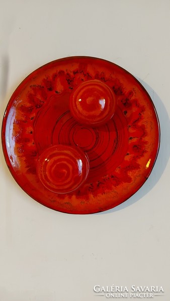 Lammel ilona ceramic retro ceramic mid-century ikebana wall decoration bowl