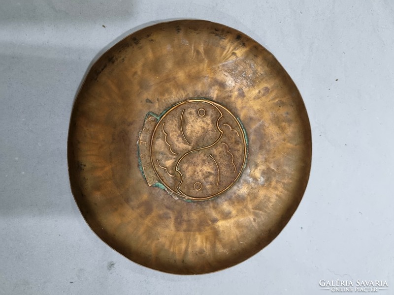 Industrial copper bowl