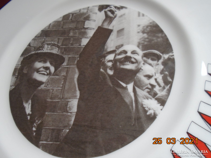 Az 1945 Clement Attlee Angol Munkáspárti kormánya,a "Jóléti Állam" megalapítója 40-dik  évfordulóó