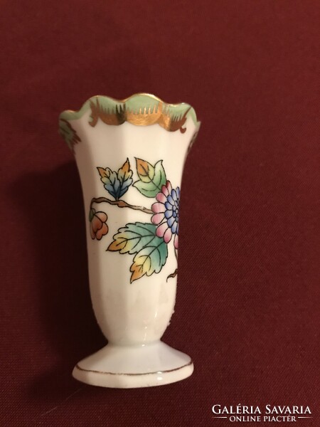 Herendi Mini váza viktóriás minta