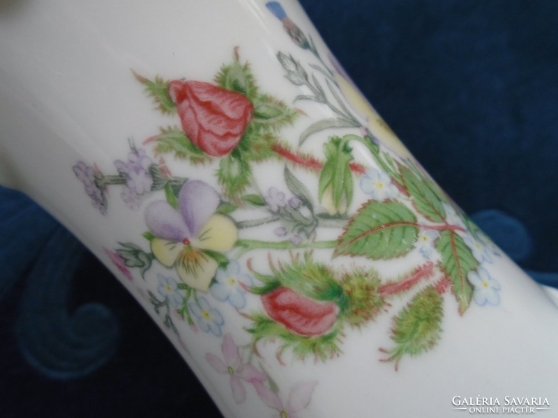 Aynsley antique English embossed vase with wild tudor pattern
