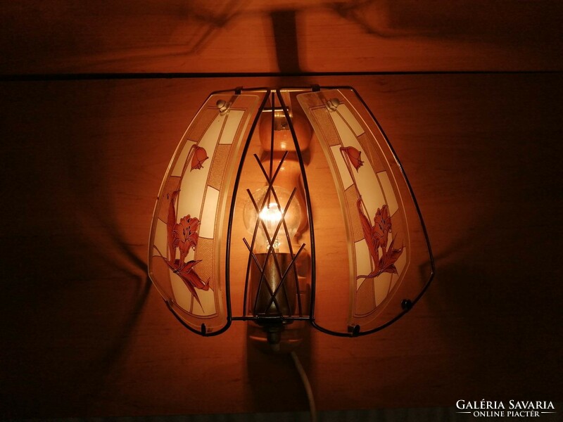 Retro wall bedside lamp