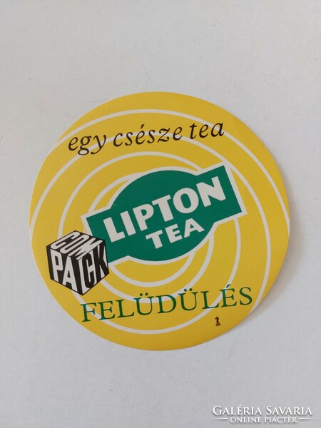 Retro címke Lipton Tea Compack reklám