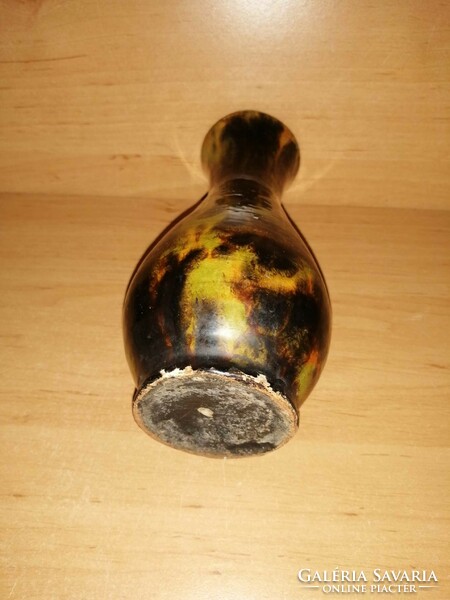 Retro kerámia váza 17 cm magas (18/d)