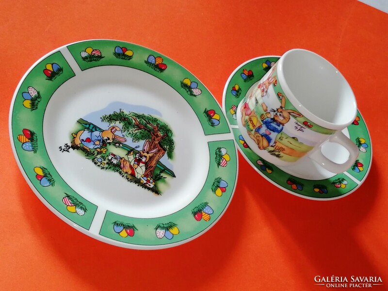 Bunny tableware for Easter