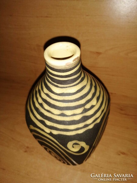 Industrial artist ceramic vase 20 cm high (2/d)