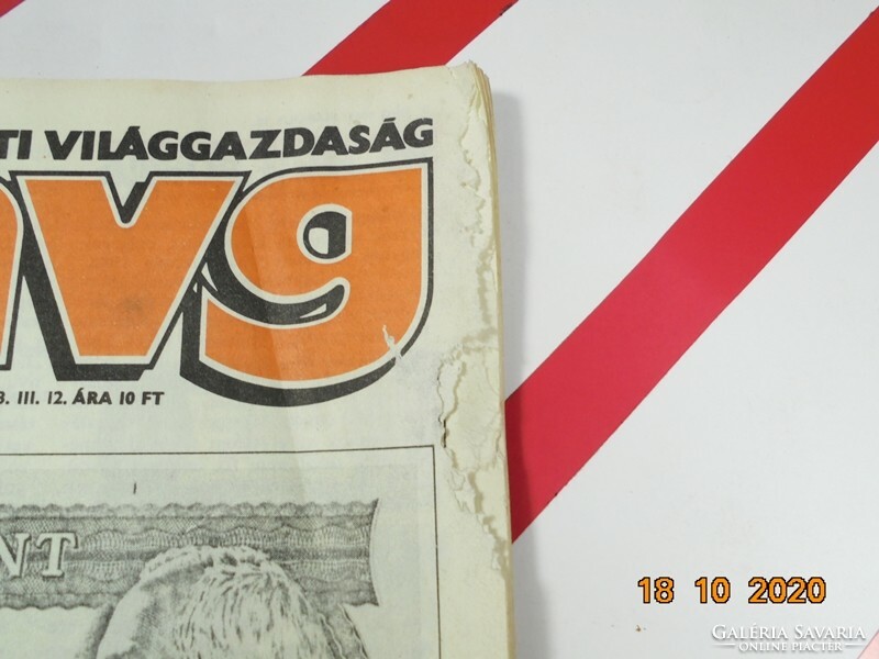 Hvg newspaper - March 12, 1983 - As a birthday present