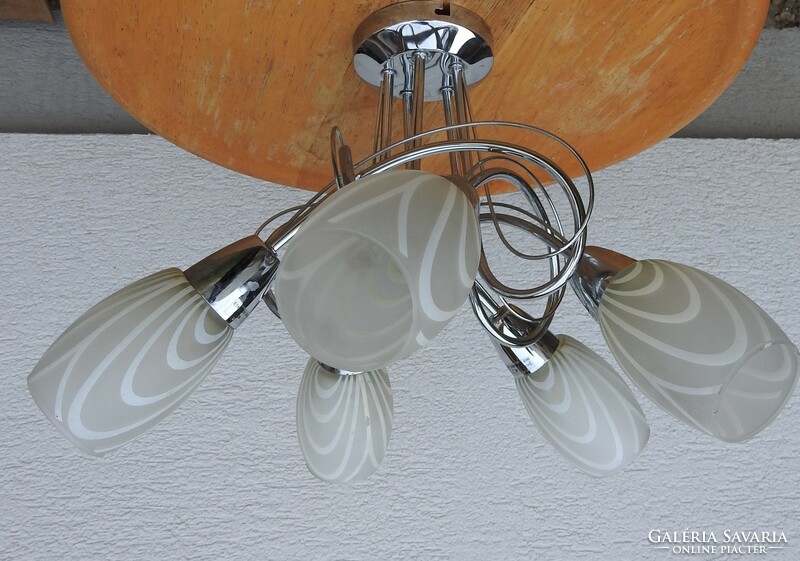 5-branch modern chandelier - lamp