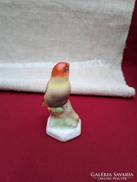 Bodrogkeresztúr ceramic bird nipp figure display case display case legacy antique nostalgia