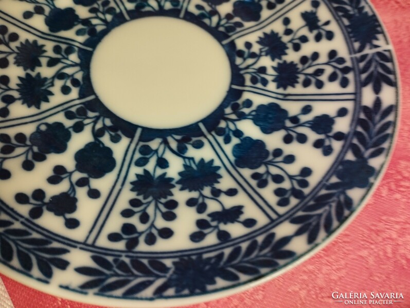 Kangxi "Long Elisa" mintával kék-fehér kínai csésze aljjal, 2 pár