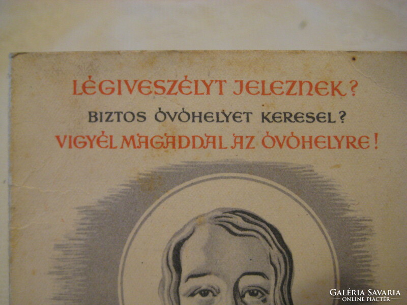 II. Vh .  egyházi kiadás ,  "  Légiveszélyt jelentenek  !  "  8 x 12 cm