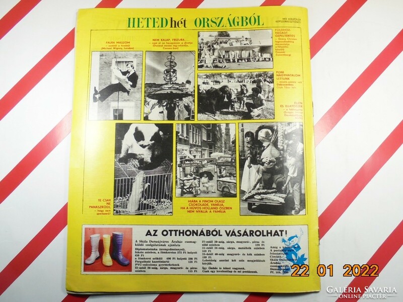 Old retro newspaper - women's magazine - October 10, 1987 - Birthday present